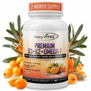 MoxyVites Vitamine D3 K2 5000 UI – Haute Absorption D3 + K2 MK-7 avec Huile de Buckthorn de Mer & Omega-7 – Soutien osseux, cardiaque et immunitaire pour les femmes et les hommes – 60 Capsules Vegan