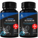 Laboratoires de recherche Triple force astaxanthine naturelle 12mg Softgels + extra bouteille huile de noix de coco biologique pour l'absorption renforcée puissant antioxydant soutient l'articulation des yeux et la santé cardiaque 120 Total Softgels