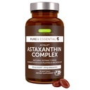 Igennus Vegan Astaxanthin 4mg Complexe avec Lutéine et Zeaxanthin, 90 Petits Softgels, à partir de 42 mg d'Astapure, Antioxydant naturel des algues pour les yeux, la peau et les articulations, non-OGM, H. Pluvialis