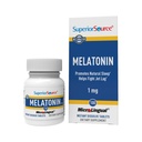 Source supérieure Melatonine 1 mg - Supplément de soutien au sommeil sain pour les adultes - Formule de mélatonine avec aide à la camomille Relaxation et sommeil reposant - 100 comprimés de dissolution sublinguale
