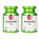 JulyDeer 2 bouteilles Astaxanthine 6 mg avec Nicotinamide Vitamine E Supplément antioxydant Premium EGT GSH - pour la peau, les yeux, les articulations et le système immunitaire Santé des cellules et de l'énergie