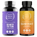Happy Healthy Hippie Glow pour lui Astaxanthin Supplément et aller avec le soutien de la ménopause flux