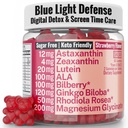 Rhodiola Rosea ALA Ginkgo Biloba Astaxanthin Lutein Zeaxanthin Bilberry Magnésium Glycinat Gommies pour les yeux Cerveau Enfants, Rhodiola ALA Capsules Pills Suppléments de teinture Alt, 300mg 24mg 20mg 12mg 40mg