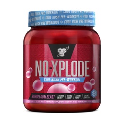 BSN N.O.-XPLODE Cool Rush pré-entraînement poudre, pré-entraînement supplément d'énergie pour les hommes et les femmes avec créatine et bêta-alanine, nouvelle saveur: Bubblegum Blast, 30 portions