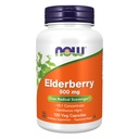 MAINTENANT Aliments suppléments, Elderberry (Sambucus nigra)500 mg, 10:1 Concentré, 120 gélules