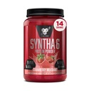 BSN SYNTHA-6 Poudre de protéines premium avec 6g de fibre, d'isolat de lactosérum, de caséine micellaire, d'isolat de protéines de lait, 6g de graisse, de milkshake de fraise, 14 portions, 1,45 livre (paquetage mai vary)