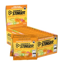 Honey Stinger Organic Citrus Splash Energy Chews, Gluten Free & Caffeine Free, for Exercise, Running and Performance, Sports Nutrition for Home & Gym, Pre and Mid Workout, 21.6 Ounces (Pack of 12)
