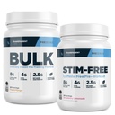 Transparent Labs Bulk Pre-Workout Powder (30 Servings, Peach Mango) & Stim-Free Pre-Workout Powder (30 Servings, Strawberry Lemonade)