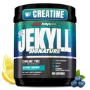 ProSupps Dr. Jekyll Signature Pre Workout Powder with Creatine - Stim-Free Preworkout Supports Focus & Endurance - Suppléments de gym et fitness sans caféine (Lémonade aux bleuets, 60 portions)