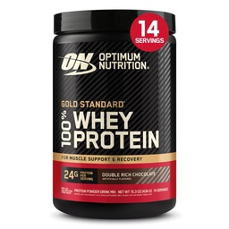 Optimum Nutrition Or Standard 100% poudre de protéines de lactosérum, chocolat double riche, 1 livre (paquet de 1)