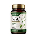 Construit par Nature NAC Supplement – 1200mg N-acétyl-L-Cysteine – Immunis et soutien respiratoire, santé du foie, supplément antioxydant – Non-OGM, sans gluten 120 capsules