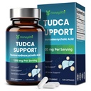 TUDCA 1200mg – Supplément acide pur tauroursodéoxycholique, 120 capsules véganes faciles à avaler (approvisionnement de 60 jours), non OGM, sans gluten (120 chiffres)