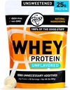 TGS Nutrition Poudre de protéines de lactosérum non aromatisée, non sucrée - Pas d'ingrédients artificiels pour les hommes et les femmes - sans 2 lb de soja, sans gluten, sans kéto - Après l'entraînement Récupération musculaire