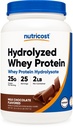 Nutricost poudre hydrolysée de protéines de lactosérum (chocolat) 2 LBS - hydrolysat de protéines de lactosérum, 25g de protéines, sans OGM, sans gluten