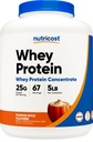Nutricost Whey Protein Concentrate Powder (Pumpkin Spice) 5 LB - 25g de protéines, sans OGM, sans gluten, 67 portions
