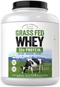 Poudre de protéines de lactosérum d'herbes de Carlyle 5 lb (80 oz) $ 33g de protéines par portion $ Non aromatisé $ Sucre et sans hormones $ Supplément sans OGM et sans gluten $ par Herbage Farmstead