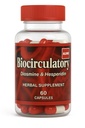Biocirculatory | Herbal Supplement with Diosmin & Hesperidin | 60 Capsules | Citrus Bioflavonoids | Dietary Supplement | Made in USA | GMP Quality
