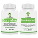 VitaMonk Quercetin Complex + Quad Magnesium Blend Bundle – Immune, Antioxidant & Relaxation Support – Quercetin with Bromelain + Magnesium (Glycinate, Orotate, Taurinate, Malate)