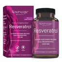 Reserveage Beauty, Resveratrol 1000 mg, Antioxidant Supplement for Heart Health and Immune Support, Supports Healthy Aging and Immune System, Paleo, Keto, 60 Capsules