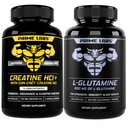 Labs Premiers Capsules de HCl Créatine (60 ct) + L Glutamine (180 ct)