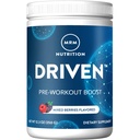 MRM Nutrition Driven Pre Workout Powder - Clean Preworkout for Women & Men, Supports Energy, Focus & Strength with Beta-Alanine & Caffeine, Vegan, Gluten-Free - 29 Servings, Mixed Berry Flavor