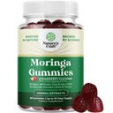 Extra Strength Moringa Gummies for Women - Natural Antioxidant Green Superfood Gummy Vitamins for Women with 10:1 Moringa Extract - Vegan Non-GMO & No Artificial Flavors or Colors - 60 Count