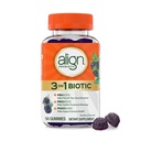 Alignez Probiotique, 3-en-1 Gommies biotiques, Prébiotique + Probiotique + Postbiotique, #1 Docteur Marque Probiotique recommandée, aide à soulager le gonflement occasionnel*, BlackBerry Flavor, 50 Gommies