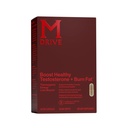 Mdrive Boost and Burn Testostérone Booster and Fat Burner for Men, Energy, Strength, Stress Relief, KSM-66 Ashwagandha, Chromax, 60 Capsules