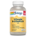 SOLARAY Complexe Vitamine B 100mg - Soutien à l'énergie cellulaire, au nerf et à la santé cardiaque - Fournitures Tous les 8 B Vitamines complexes - Vitamine B12, B1, B2, B3, B6, Niacine, acide folique et biotine - Vegan, 275 portions