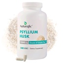 Psyllium Husk Capsules 1500mg – 100% Natural Fiber Supplement for Digestive Health & Regularity – Supports Gut Health & Weight Management – Non-GMO – 240 Capsules