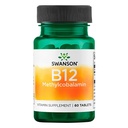 Swanson Vitamin B-12 Methylcobalamin High Absorption 5000 mcg 60 Tabs