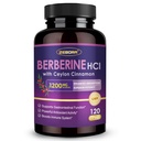 ZEBORA Premium Berberine HCL Supplement 1200 mg, Berberine GLP-1 Support with Ceylon Cinnamon, ALA & Capric Acid, Supports Immune & Antioxidant, Non-GMO, 120 Capsules