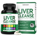 Nettoyer le foie Détox et réparer (27 en 1 formule - Thistle de lait, racine de dandelion, extrait de curcuma, artichaut et plus) - Supplément nettoyant de détox, soutien du foie pour les adultes, végétalien - 60 capsules