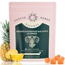 Vaginal Probiotics for Women – Premium Feminine Balance Gummies for Women, Hawaiian Pineapple Flavor, Support Healthy Odor and Vaginal Flora, pH Balance, Digestive Health & Immune Support, Vegan, 60 C