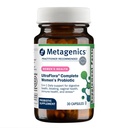 Métagène Probiotique complet pour femme UltraFlora - Formule multi-bénéfices Table 5-en-1 pour la santé digestive, immunitaire, vaginale, urogénitale et microbiome* - 30 capsules