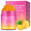 Vaginal Probiotics Gummies for Feminine PH Balance, Vaginal Hydrating, Promoting Vaginal Flora Health, Fresh Odor with Prebiotics & Lactobacillus Probiotic, Hawaiian Pineapple, Plant Based|60 Gummies