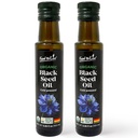 Food to Live Organic Black Seed Oil, 3.38 fl oz (100ml) – Cold-Pressed Nigella Sativa. Black Cumin Seed Oil. Non-GMO. Glass Bottle. Vegan (Pack of 2)