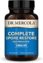 Dr Mercola Complete Spore Restore, 30 portions (30 capsules), SBO Probiotic, 4 milliards UFC, supplément alimentaire, soutient la fonction immunitaire saine, non-OGM