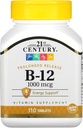 21st Century B 12 1000 mcg Prolonged Release Tablets, 110 Count