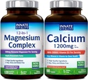 Innate Vitality Mineral Balance Bundle, Multi-Source Magnesium Complex & Calcium with Vitamin D3, Thoughtfully Paired for Bone Integrity, Nerve Support & Everyday Vitality