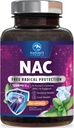 NAC Supplement - 1200mg per Serving N-Acetyl-L-Cysteine – Optimal Absorption Immune Support with Powerful Antioxidants - Respiratory & Liver Health Support - Gluten Free Bottled in USA - 120 Capsules