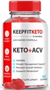 KeepFitKeto ACV Gummies for Weight Loss, Advanced Keto Formula to Keep Fit, Premium Apple Cider Vinegar, Natural Keto Plus ACV Gummy, Official Keto ACV Gomitas (60 Gummies)