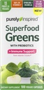 Purely Inspired Greens Superfood Capsules Superfood Greens Capsules Vitamin C & Zinc for Immune Support + Vitamin D 13 Fruits & Vegetables 100 Veggie Capsules
