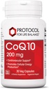 Protocol CoQ10 200 mg - pour la santé cardiaque* - Suppléments cardiaques pour les hommes et les femmes* - Végétaliens et non-OGM - 30 gélules
