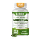 Organic Moringa Capsules 1000mg - Antioxidant Superfood for Energy, Immune and Metabolism Support, Vegan, Non-GMO, 60 Plant-Based Capsules
