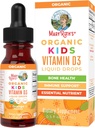 MaryRuth Organics USDA Vitamine biologique D3 gouttes liquides pour les enfants 640 UI Vitamine D3 par portion