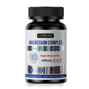 Magnesium Complex 600mg, 7 Forms Magnesium Glycinate, Citrate, Malate, Taurate, Aspartate, Glutamate, Ascorbate, High Absorption Chelated Formula, Support for Sleep, Muscle & Heart Health, 60 Softgels