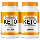 (2 Pack) Bonnes capsules de vinaigre de cidre de pomme Keto, supplément alimentaire Keto tout naturel pour la perte de poids, bonnes pilules Keto 800MG, supplément de formule avancée pour soutenir votre style de vie actif, Commentaires (120 capsules)
