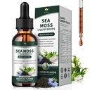 Irish sea Moss Drops,Organic sea Moss Gel,with seamoss Black Seed Oil ashwagandha Burdock Root,Multimineral Seamoss Supplement Support Antioxidant, Immune, Gut Health, Non-GMO - 2 Fl Oz