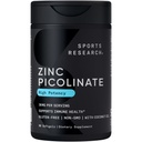 Sports Research® Zinc Picolinate 30mg w/Organic Coconut Oil, 90 Softgels